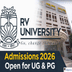 RV University Bangalore  Begins Admissions For Session 2026; Apply Now @rvu.edu.in